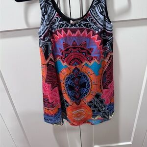 Forever 21 Multicolor Geometric Tank Top